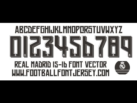 real madrid font free download